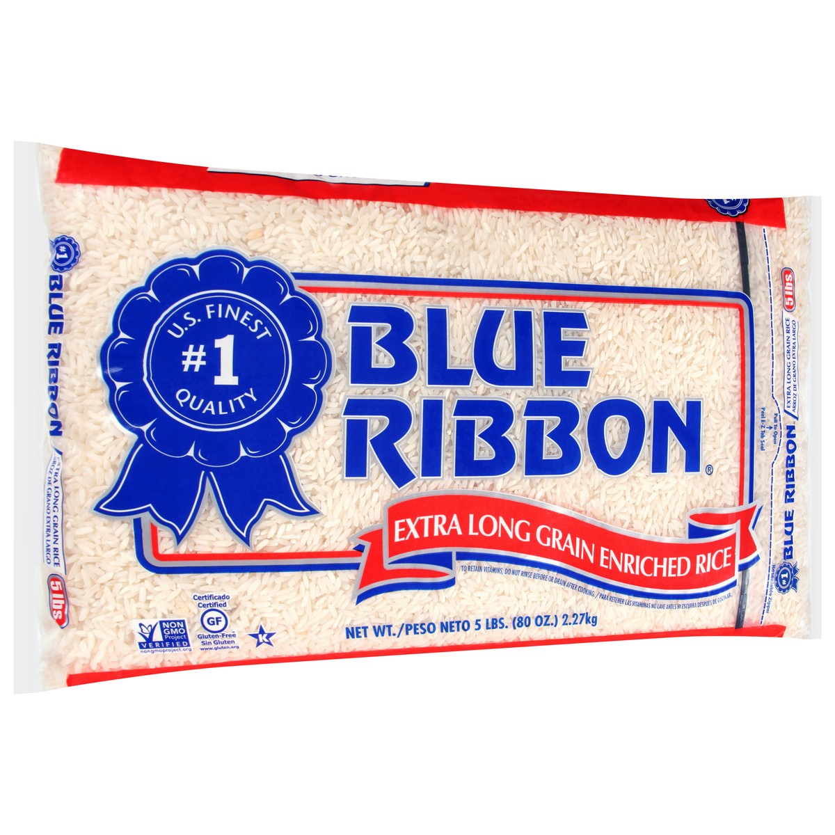 slide 2 of 9, Blue Ribbon Extra Long Grain Enriched Rice 80 oz, 80 oz