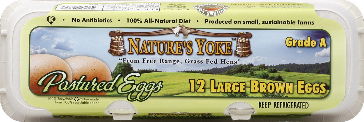 slide 2 of 4, Nature's Yoke Eggs 12 ea, 12 ct