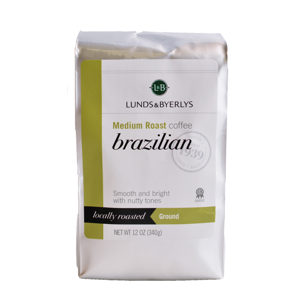 slide 1 of 1, L&B Ground Brazilian Coffee, 12 oz