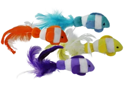 Meijer Clown Fish Assorted Cat Toy