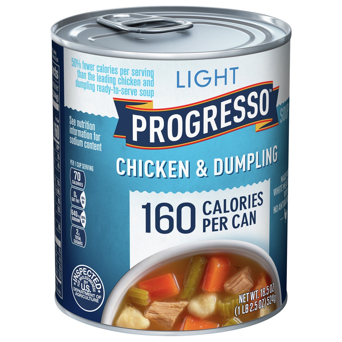 slide 9 of 9, Progresso Light, Chicken & Dumpling Soup, 18.5 oz., 18.5 oz