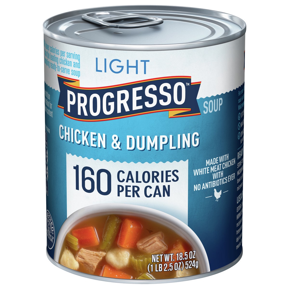 slide 4 of 9, Progresso Light, Chicken & Dumpling Soup, 18.5 oz., 18.5 oz