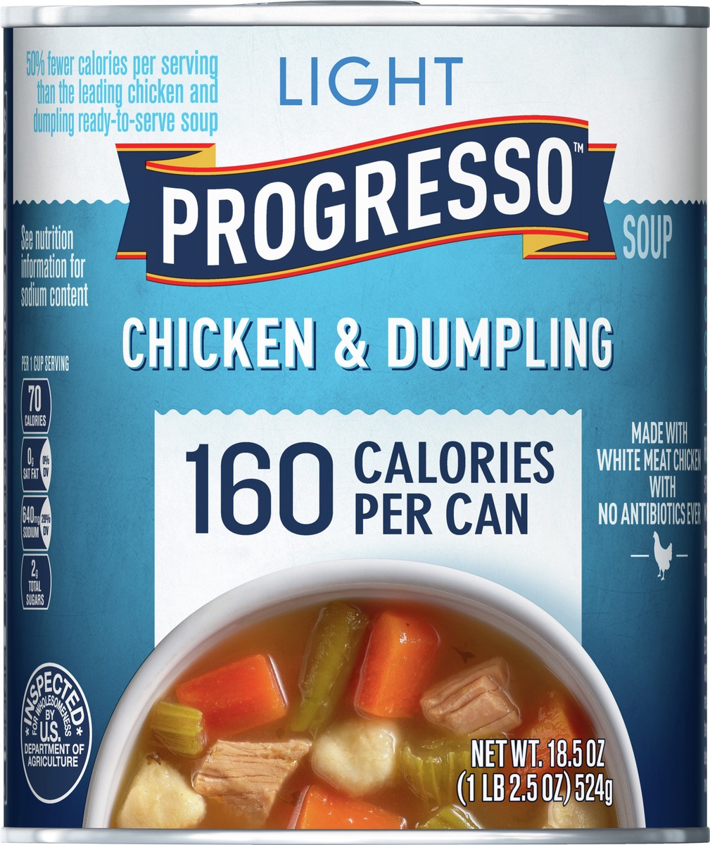 slide 7 of 9, Progresso Light, Chicken & Dumpling Soup, 18.5 oz., 18.5 oz