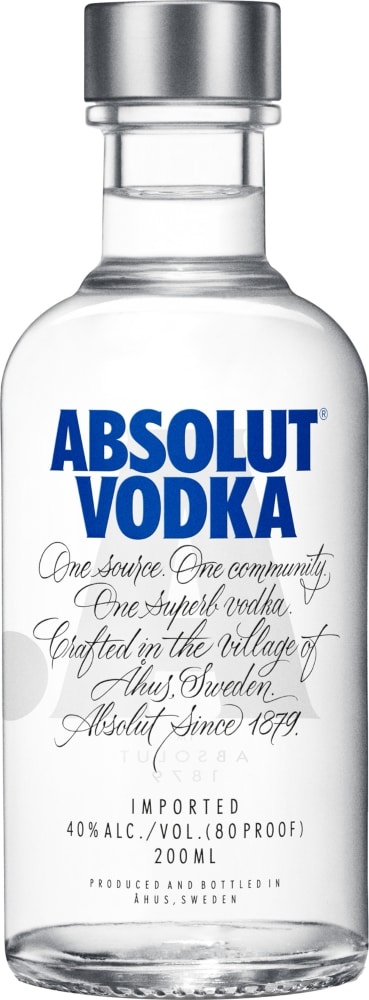 slide 1 of 1, Absolut Vodka, 6.8 fl oz
