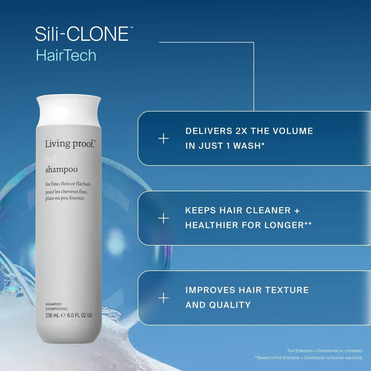 slide 8 of 13, Living Proof Full Volumizing Shampoo 8oz / 236ml, 8 oz / 236 ml