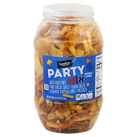 slide 1 of 1, Signature Select Snacks Party Mix, 28 oz