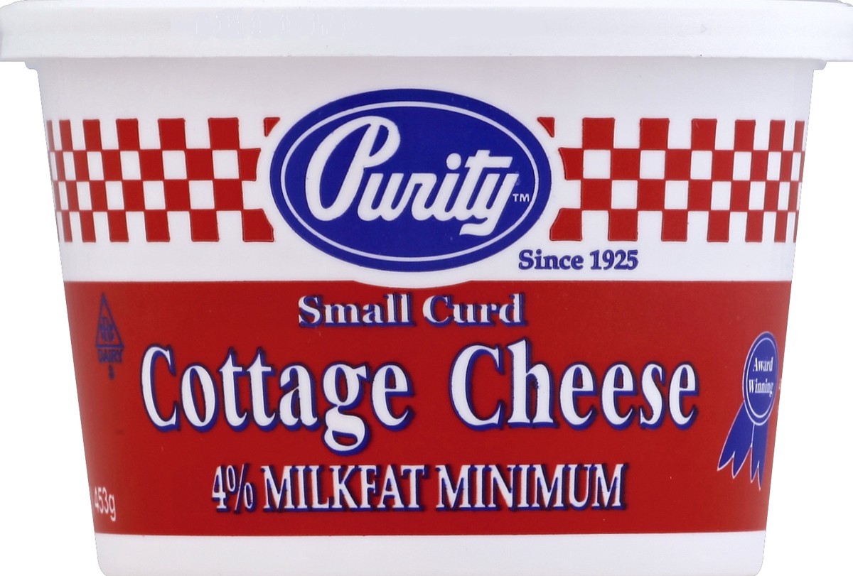 slide 1 of 4, Purity Small Curd Cottage Cheese - 16 oz, 16 oz