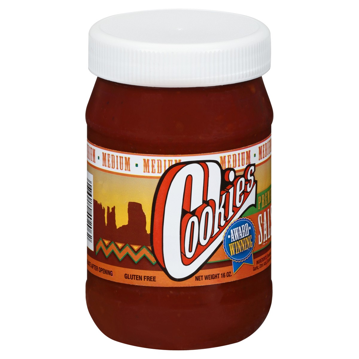 slide 9 of 9, Cookies Premium Salsa 16 oz, 16 oz