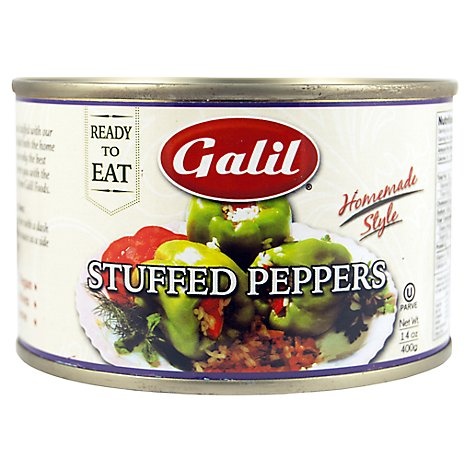 slide 1 of 1, Galil Stuffed Peppers, 14 oz