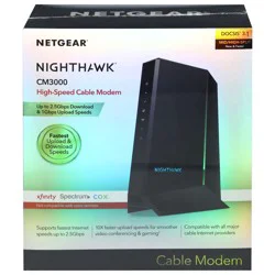 Nighthawk Mid/high-Split Multi-Gig 2.5Gbps Cable Modem