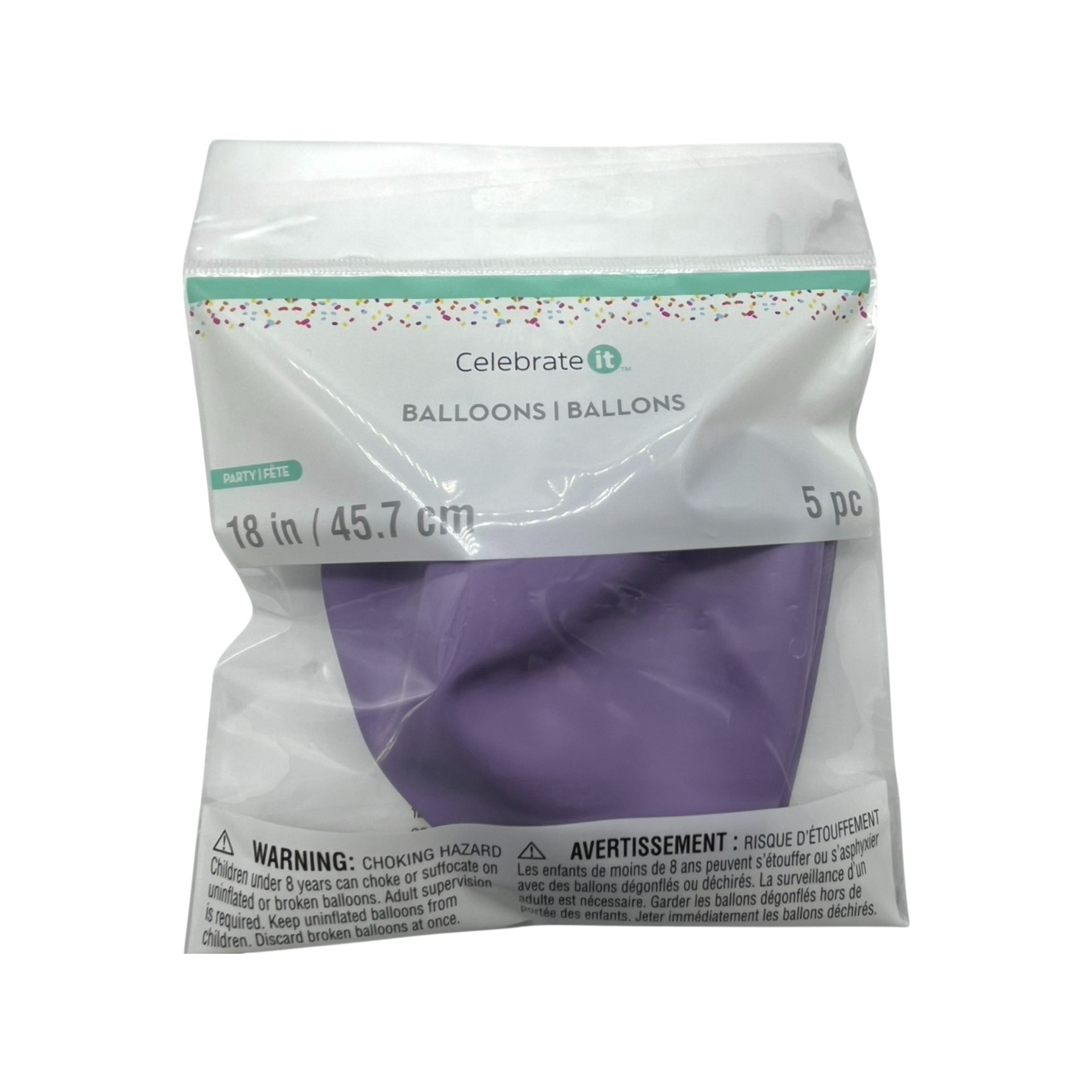 slide 2 of 3, 18" Solid Latex Balloons, 5ct By Celebrate It, 5 ct