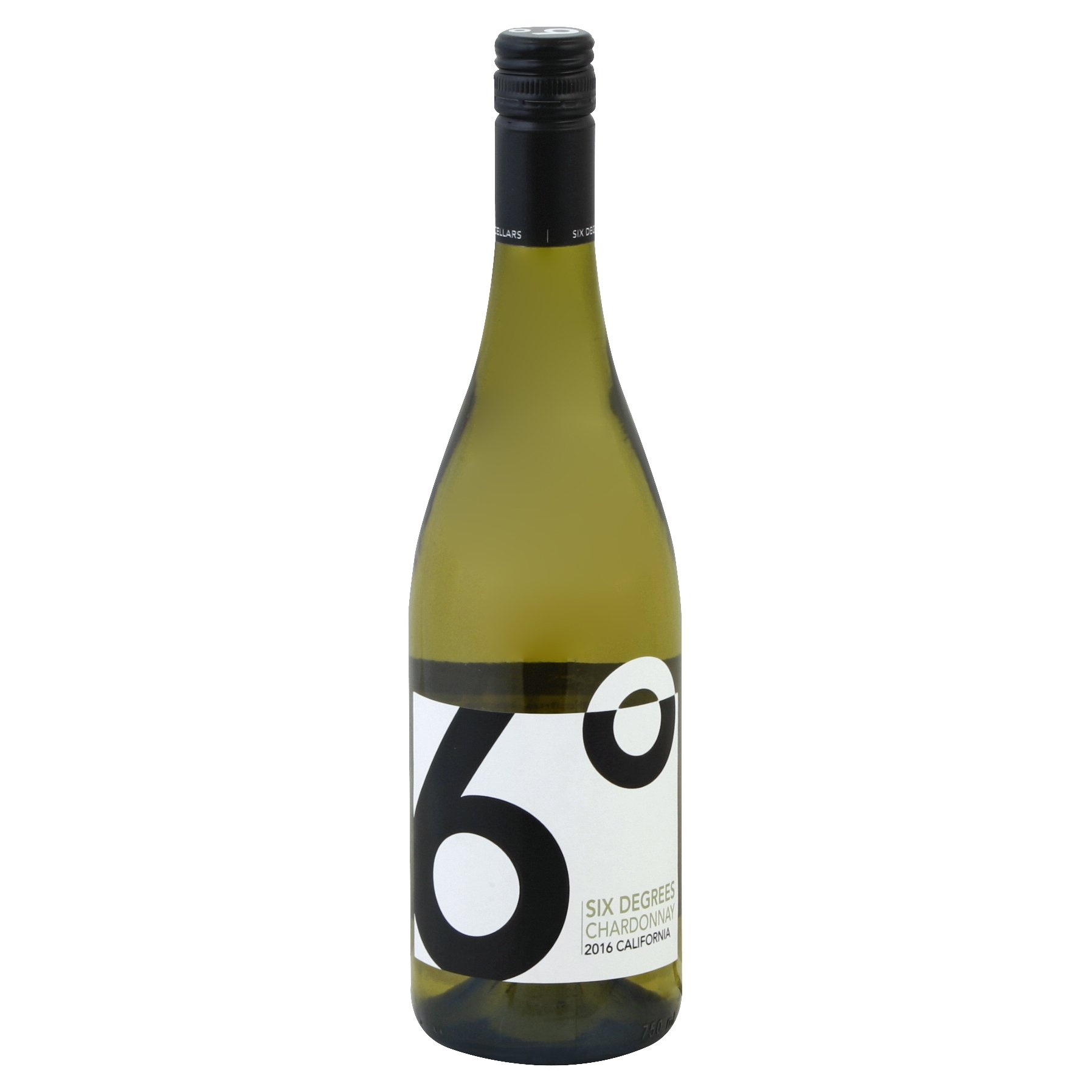 slide 1 of 2, Six Degrees Chardonnay 750 ml, 750 ml