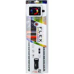 Custom Accessories 24" Multi-Color Flex Strip Lights - 2 Pack
