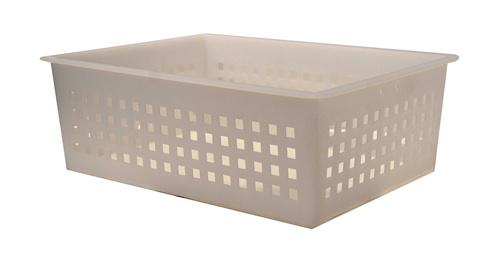 slide 1 of 1, Gracious Living Desktop/Countertop Storage Basket, Frost, 1 ct