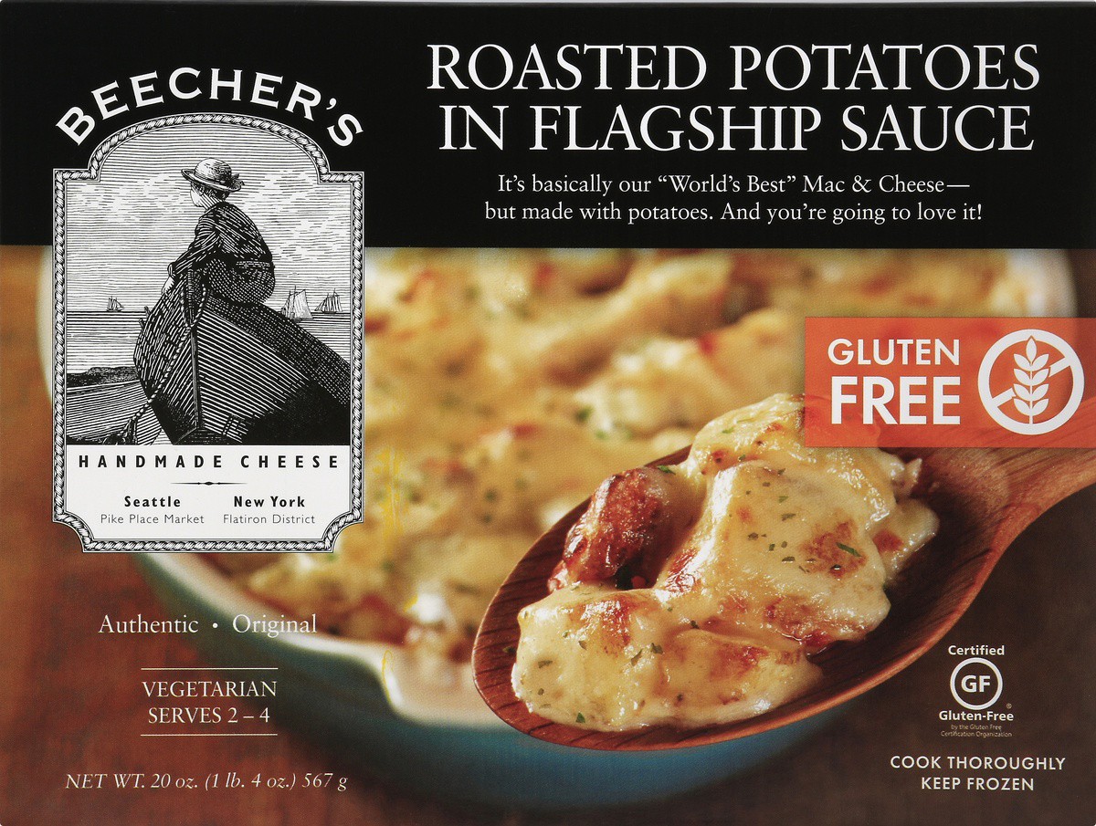 slide 8 of 9, Beecher's Roasted Potatoes In Flagship Sauce, 20 oz