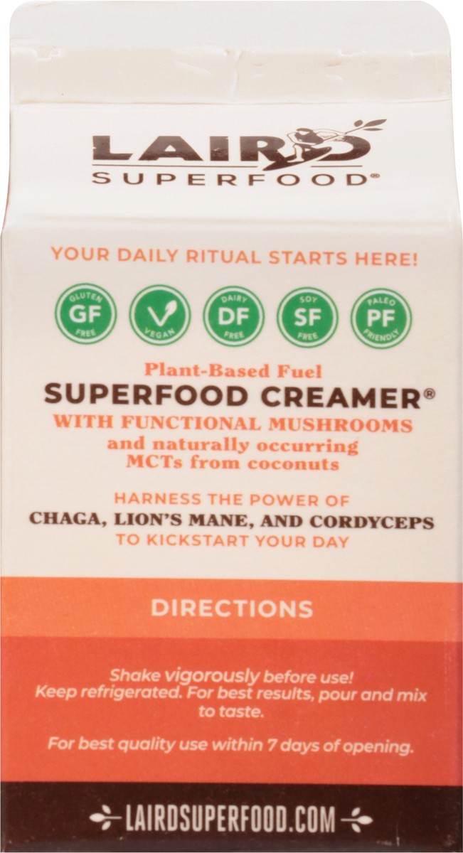 slide 13 of 14, Laird Superfood Original Creamer 16 fl oz Gable Top, 16 fl oz