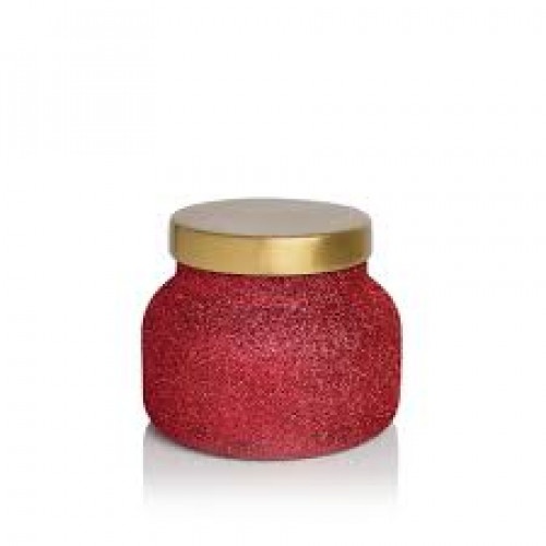 slide 1 of 1, Capri Blue Volcano Red Glitter Candle 19 Oz, 1 ct