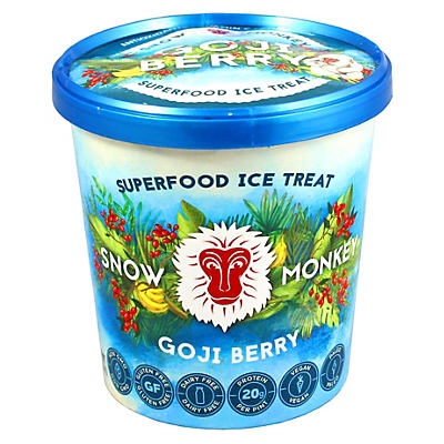 slide 1 of 1, Snow Monkey Goji Berry Superfood Ice Treat, 1 pint