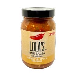 Lola's Fine Hot Sauce Lolas Fine Salsa Sweet & Spicy Mango