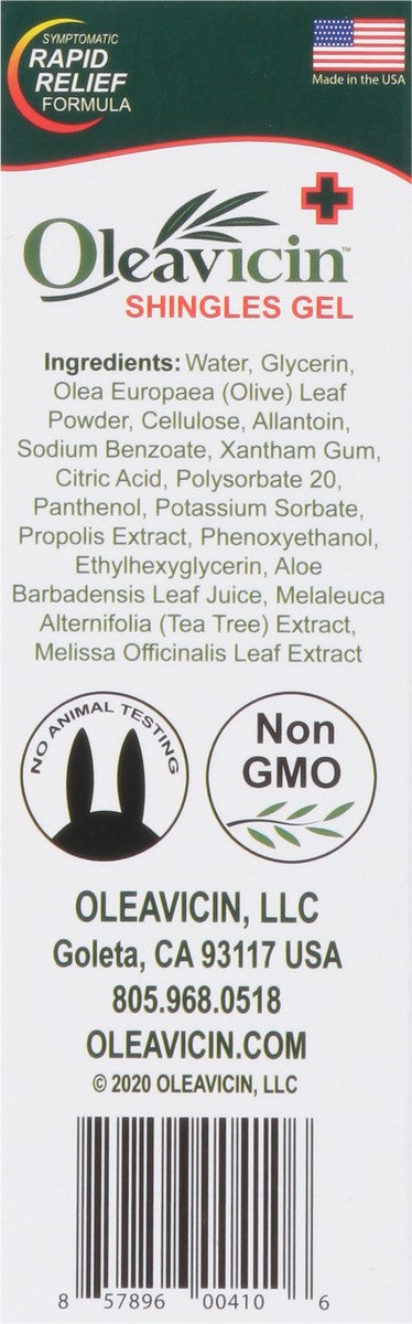 slide 3 of 9, Oleavicin Shingles Gel 1 fl oz, 1 oz