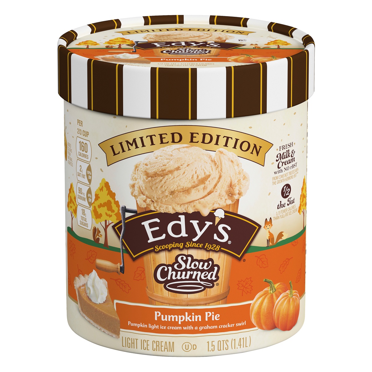 slide 1 of 7, Edy's/Dreyer's Slow Churned Limited Edition Light Ice Cream, 1.5 qt