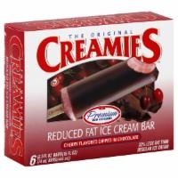 slide 1 of 4, Creamies Cherry Chocolate Ice Cream Bars, 6 ct