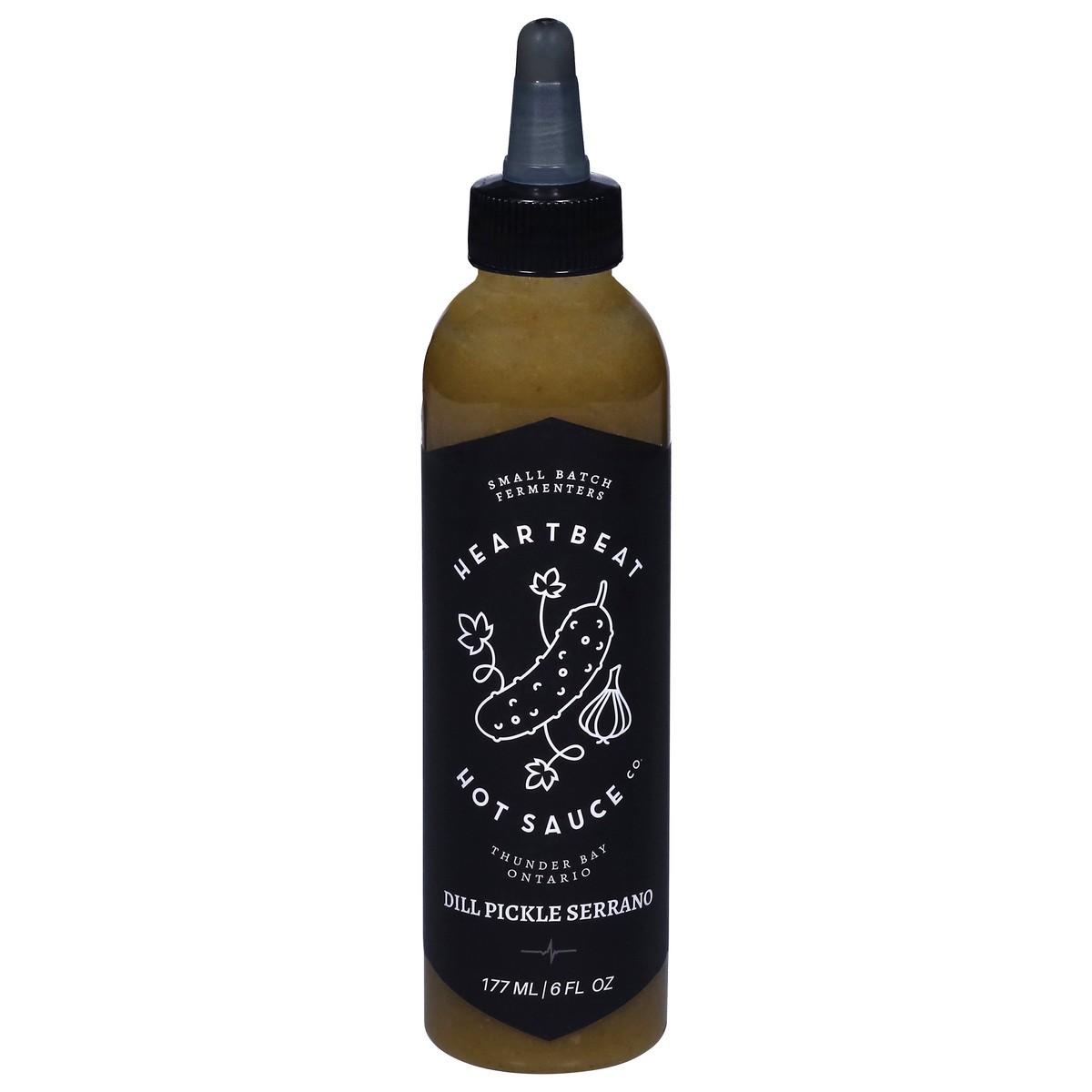 slide 4 of 4, Heartbeat Hot Sauce Co. Dill Pickle Serrano Sauce 6 fl oz, 6 fl oz