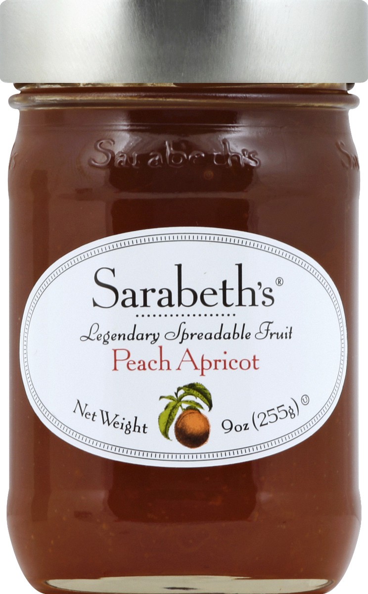 slide 2 of 2, Sarabeth's Spreadable Fruit Peach Apricot, 9 oz