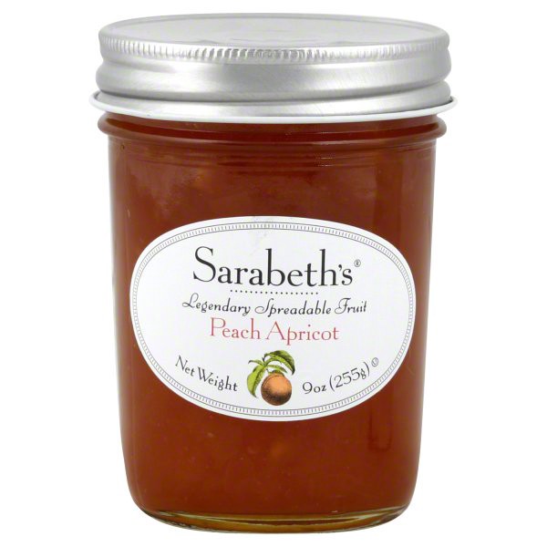 slide 1 of 2, Sarabeth's Spreadable Fruit Peach Apricot, 9 oz