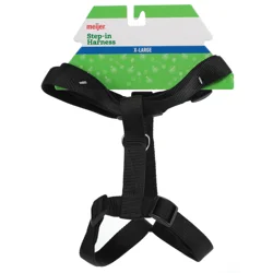 Meijer Adjustable Dog Harness, Nylon, Black, Extra-Large