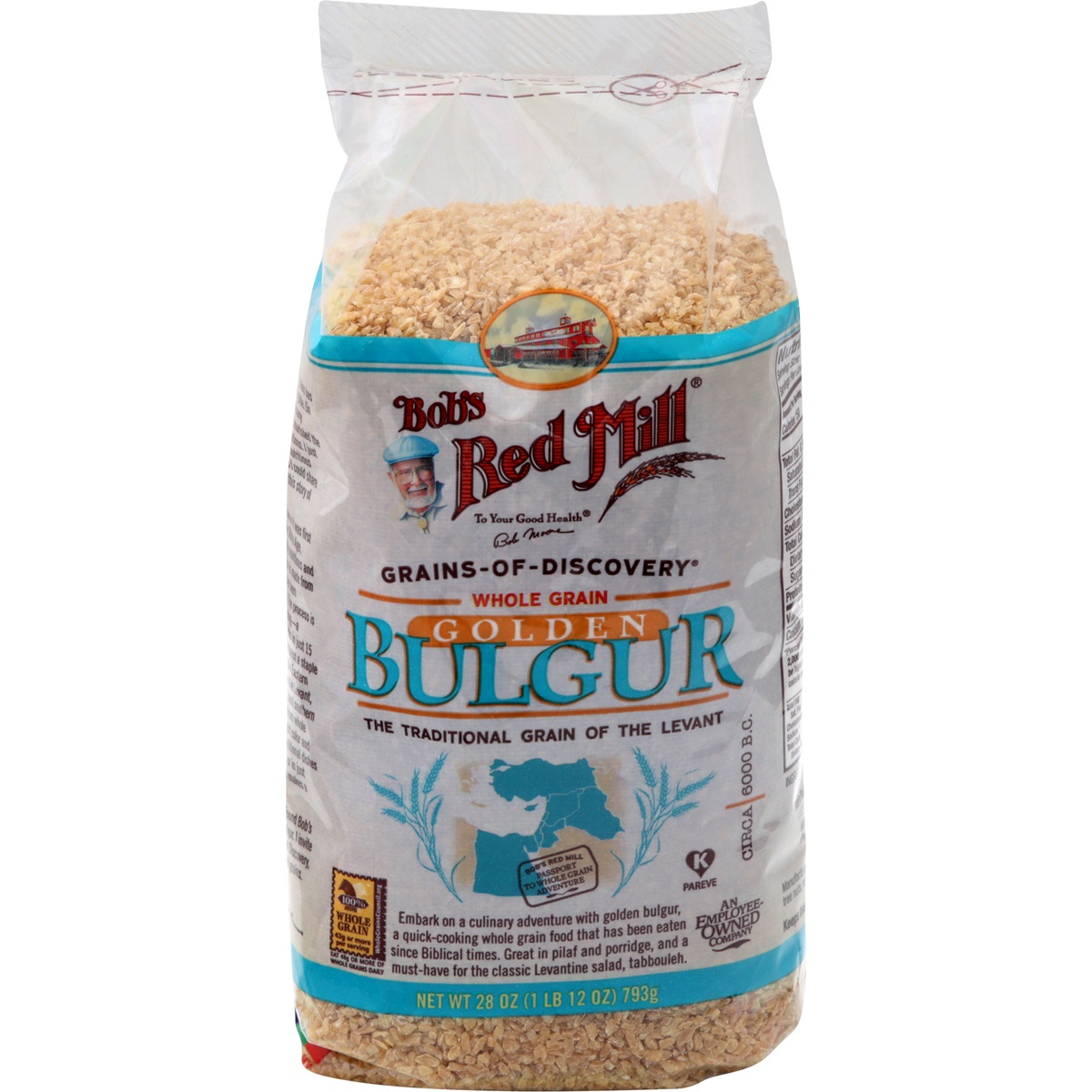 slide 1 of 1, Bob's Red Mill Whole Grain Golden Bulgur, 28 oz