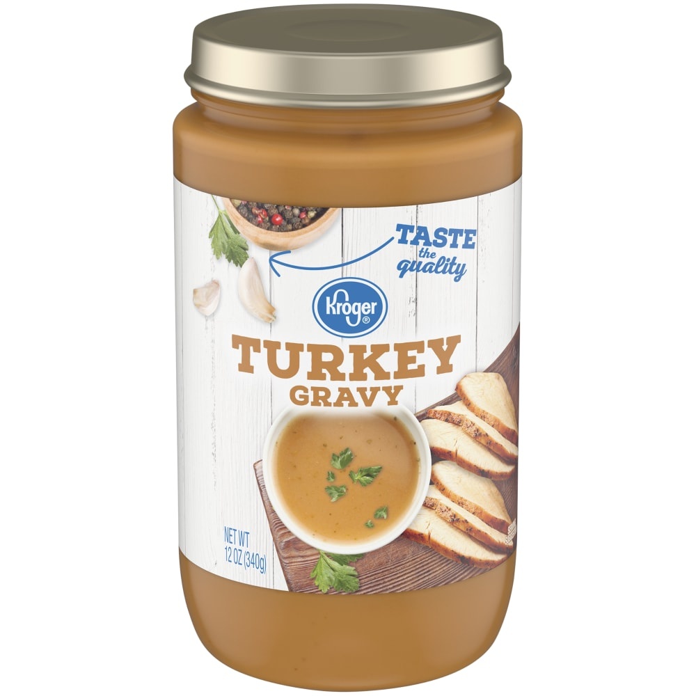 slide 1 of 1, Kroger Homestyle Turkey Gravy, 12 oz