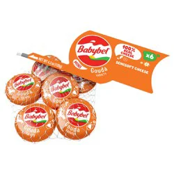 Mini Babybel Gouda Snack Cheese, 6 Pack (4.2 oz)