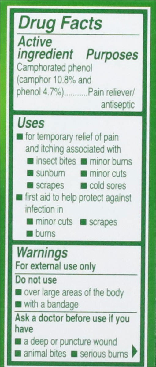 slide 8 of 10, Campho-Phenique Pain & Itch Relief, 0.75 fl oz