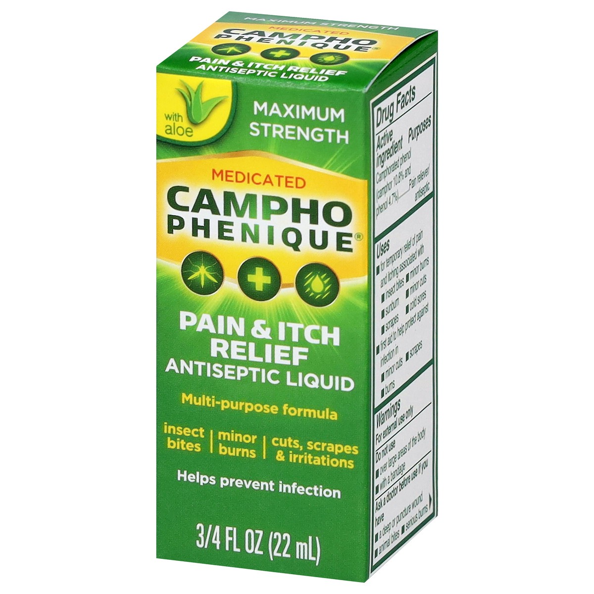 slide 2 of 10, Campho-Phenique Pain & Itch Relief, 0.75 fl oz