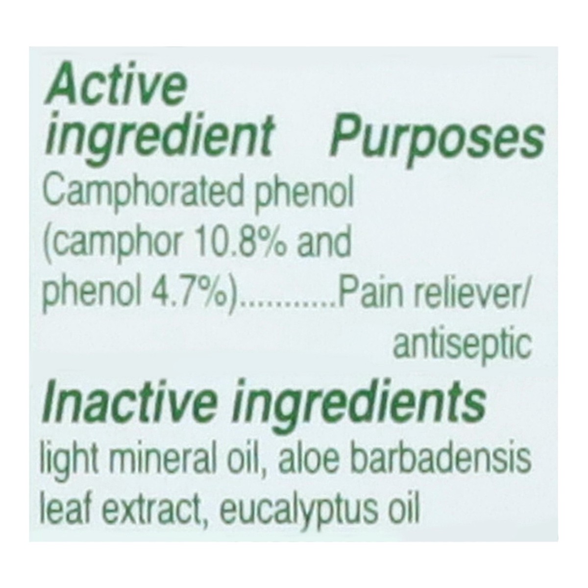 slide 9 of 10, Campho-Phenique Pain & Itch Relief, 0.75 fl oz