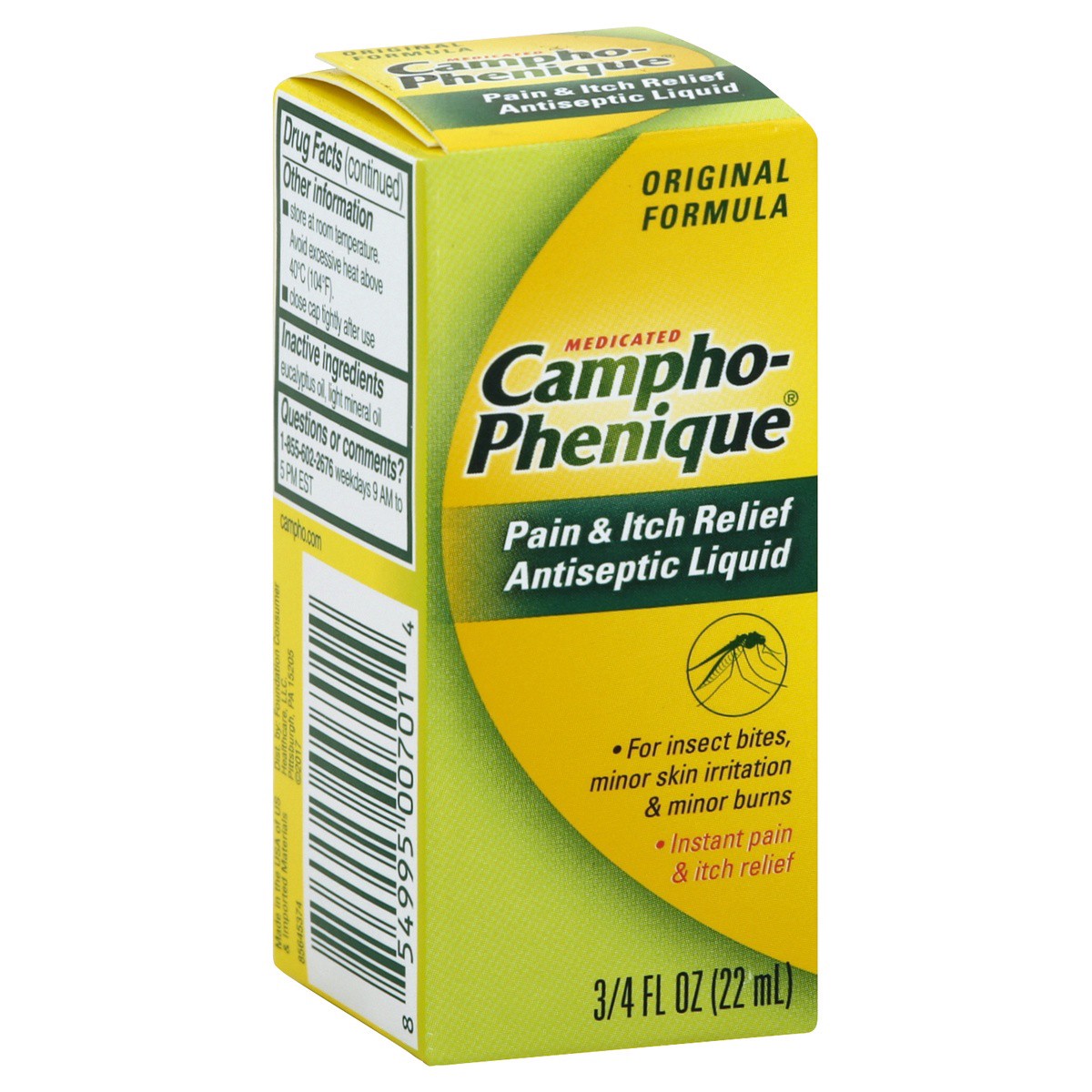 slide 1 of 10, Campho-Phenique Pain & Itch Relief, 0.75 fl oz