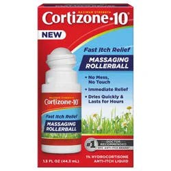 Cortizone-10 Cortizone 10 Fast Itch Relief Massaging Rollerball 1.5 oz