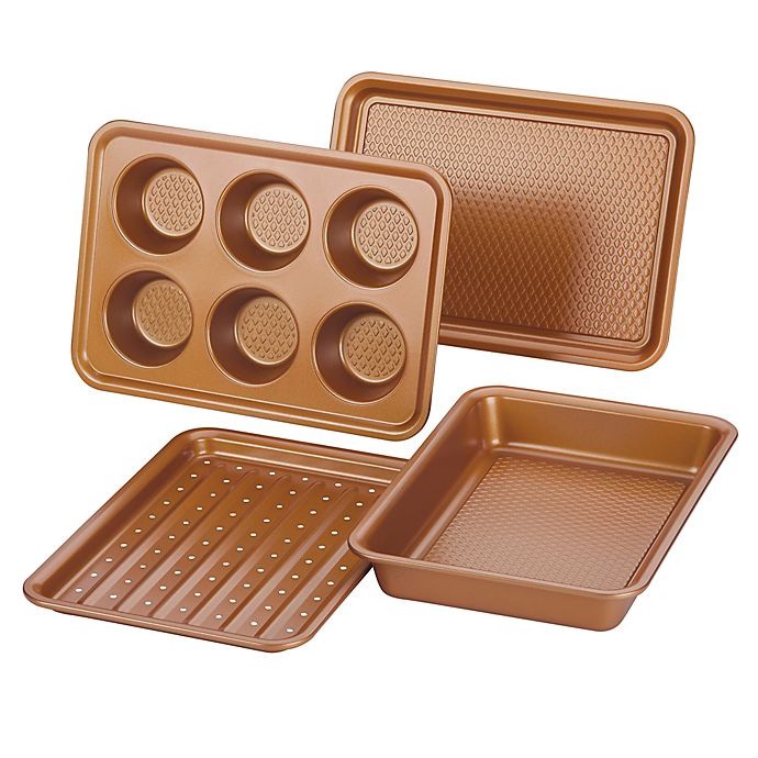 slide 1 of 6, Ayesha Toaster Oven Bakeware Set 1 ea, 1 ct