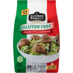 Cooked Perfect Gluten Free Italian Style Meatballs
