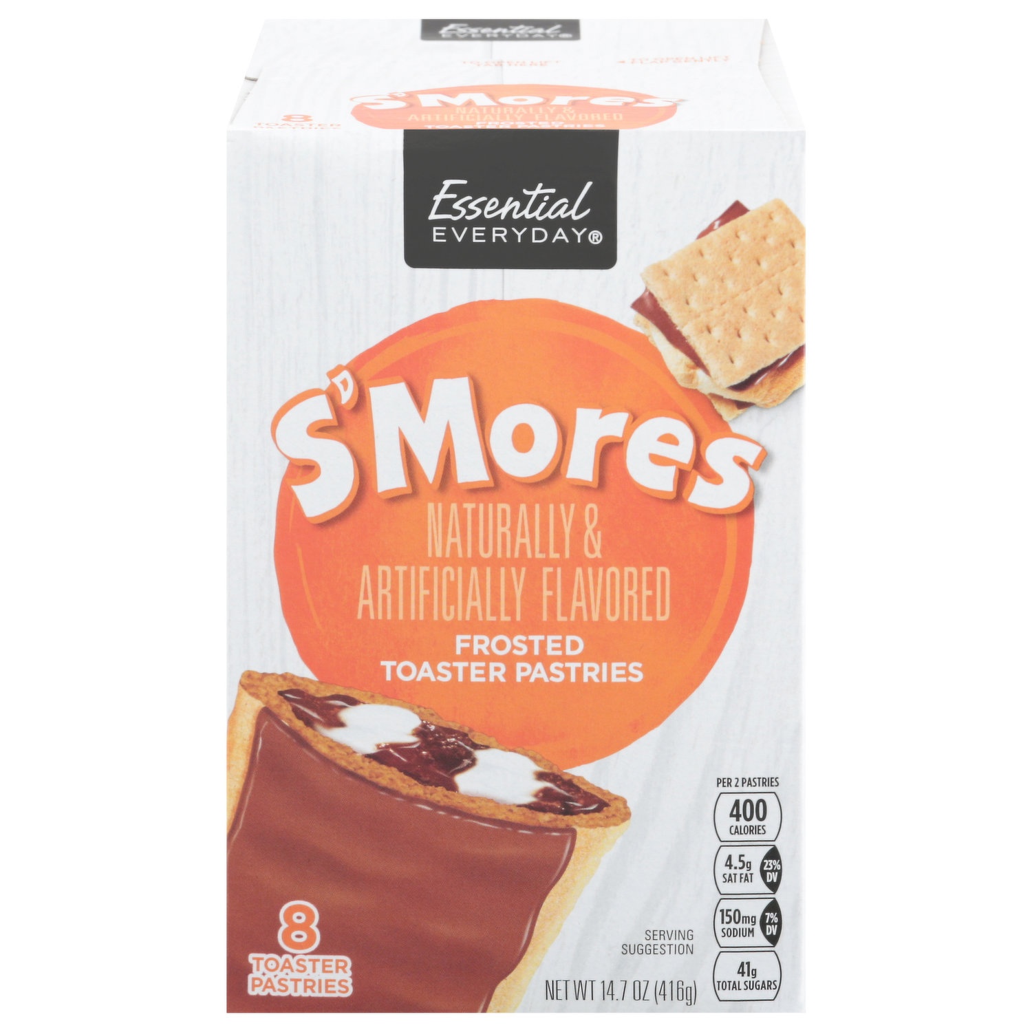 slide 1 of 1, Essential Everyday Essevrydy Ee Toastr Pastry S'Mores, 14.7 oz