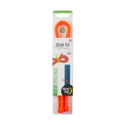 Nite Ize Gear Tie Reusable Rubber Twist Tie 18 in. - Bright Orange