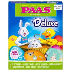 PAAS Deluxe Egg Decorating Kit 1 ea