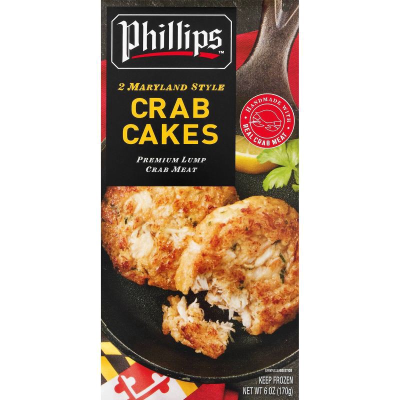slide 1 of 4, Phillips Frozen Crab Cakes - 6oz, 6 oz