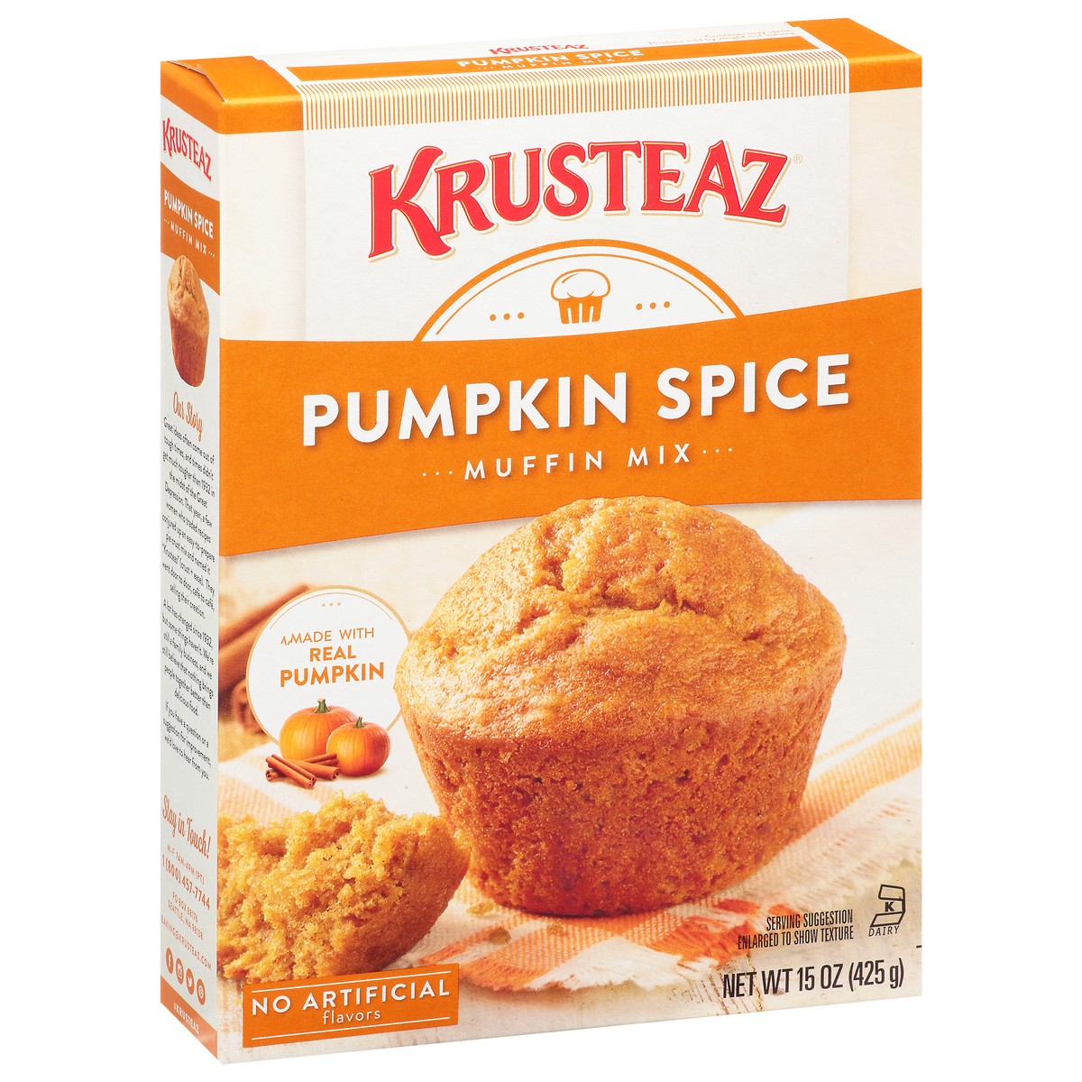 slide 7 of 9, Krusteaz Muffin Mix, 15 oz