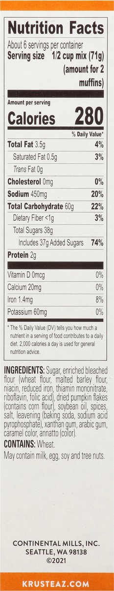 slide 6 of 9, Krusteaz Muffin Mix, 15 oz