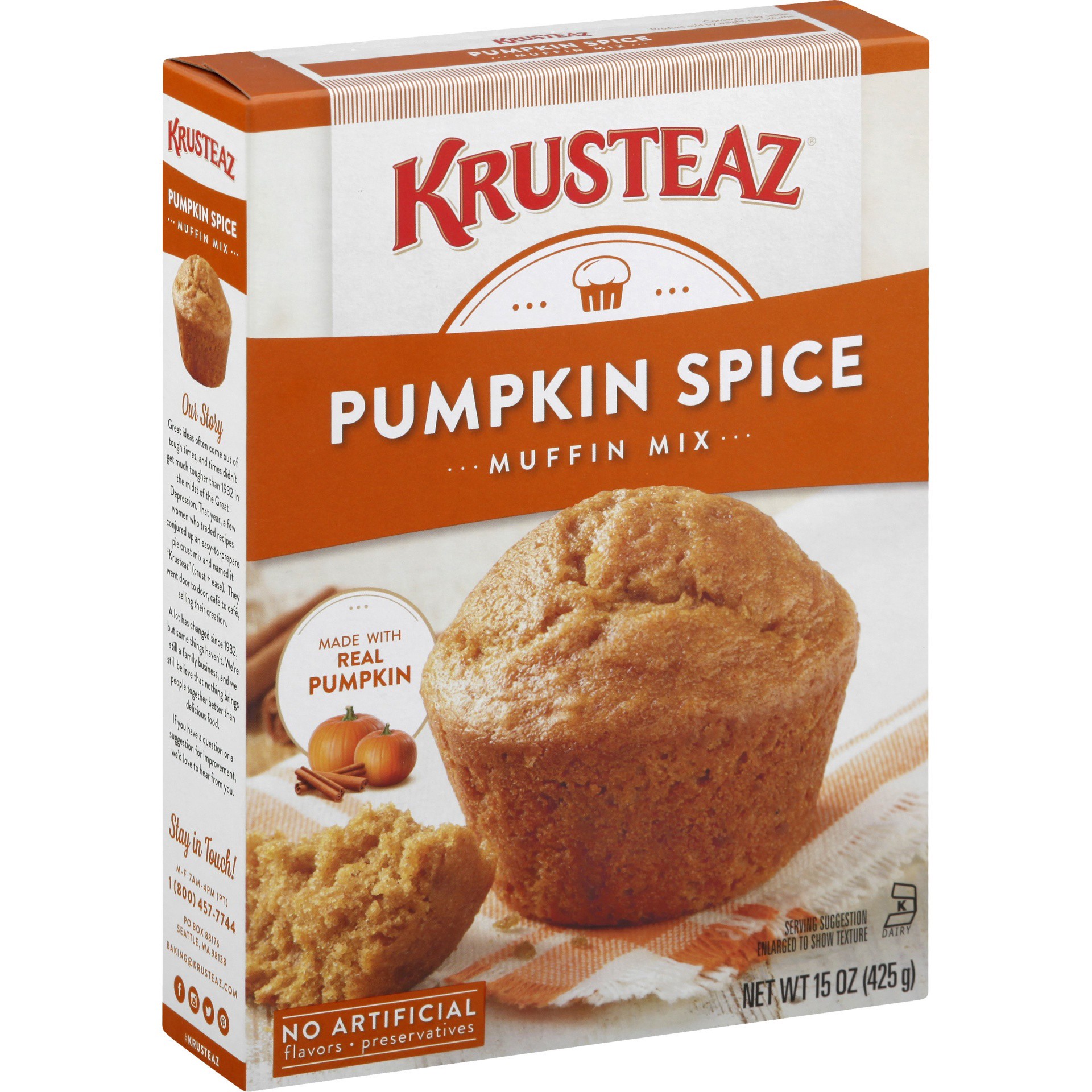 slide 1 of 9, Krusteaz Muffin Mix, 15 oz