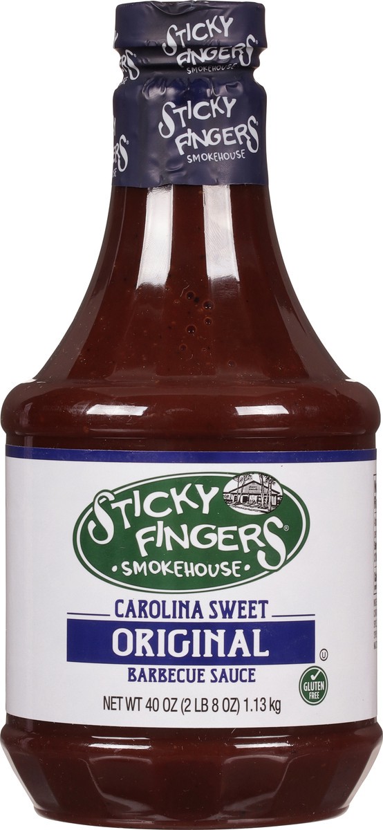 slide 5 of 12, Sticky Fingers Smokehouse Carolina Sweet Original Barbecue Sauce 40 oz, 40 oz