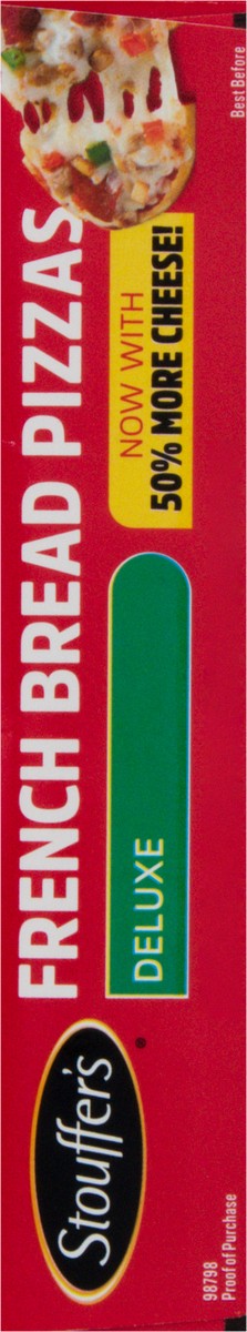 slide 7 of 9, STOUFFER'S Deluxe French Bread Frozen Pizza 12.75oz Box, 12.7 oz