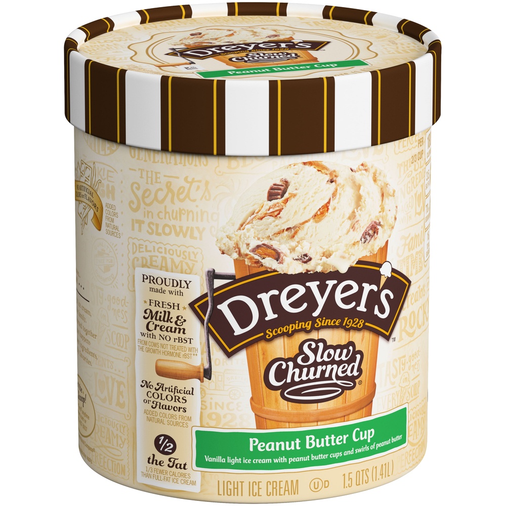 Edy's Slow Churned Peanut Butter Cup Ice Cream 48 oz Shipt